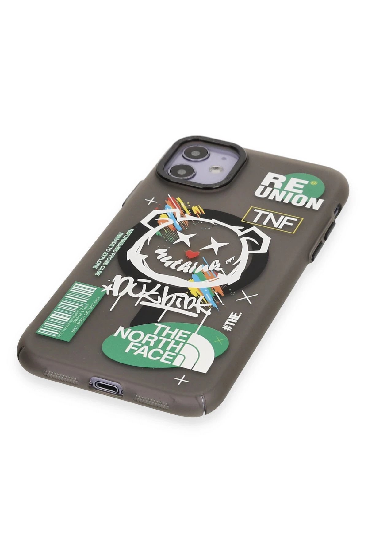 iPhone 12 Kılıf Apollo Magneticsafe Desenli Kapak - Apollo Siyah - 2-(5796) - Görsel 4