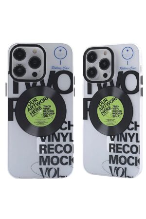 iPhone 14 Pro Kılıf Apollo Magneticsafe Desenli Kapak - Apollo Şeffaf - 5-(5796)