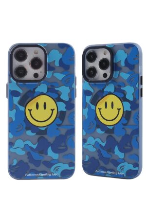 iPhone 14 Pro Kılıf Apollo Magneticsafe Desenli Kapak - Apollo Mavi - 1-(5796)