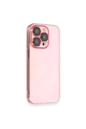 iPhone 13 Pro Max Kılıf Armada Lensli Kapak - Rose Gold-(5796)