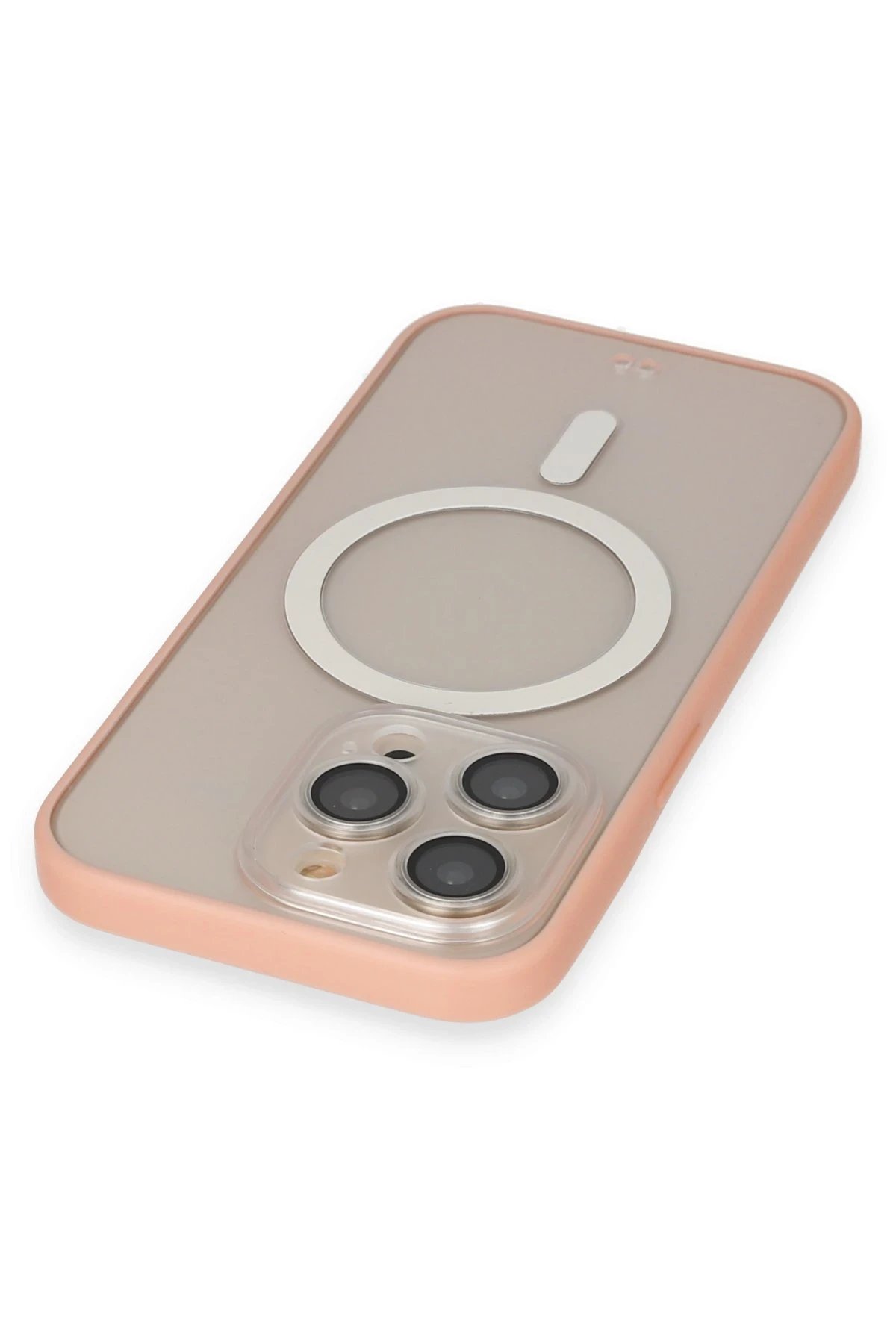 iPhone 14 Pro Max Kılıf Grand Magneticsafe Kapak - Pembe-(5796) - Görsel 3