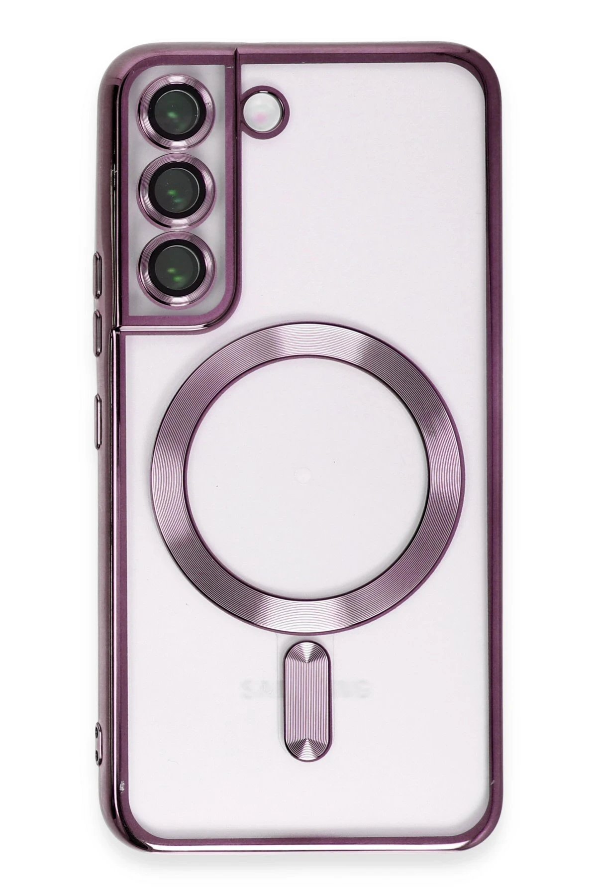 Samsung Galaxy S22 Kılıf Kross Magneticsafe Kapak - Mor-(5796)