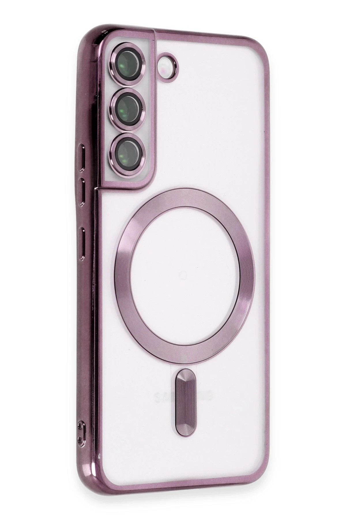 Samsung Galaxy S22 Kılıf Kross Magneticsafe Kapak - Mor-(5796) - Görsel 2