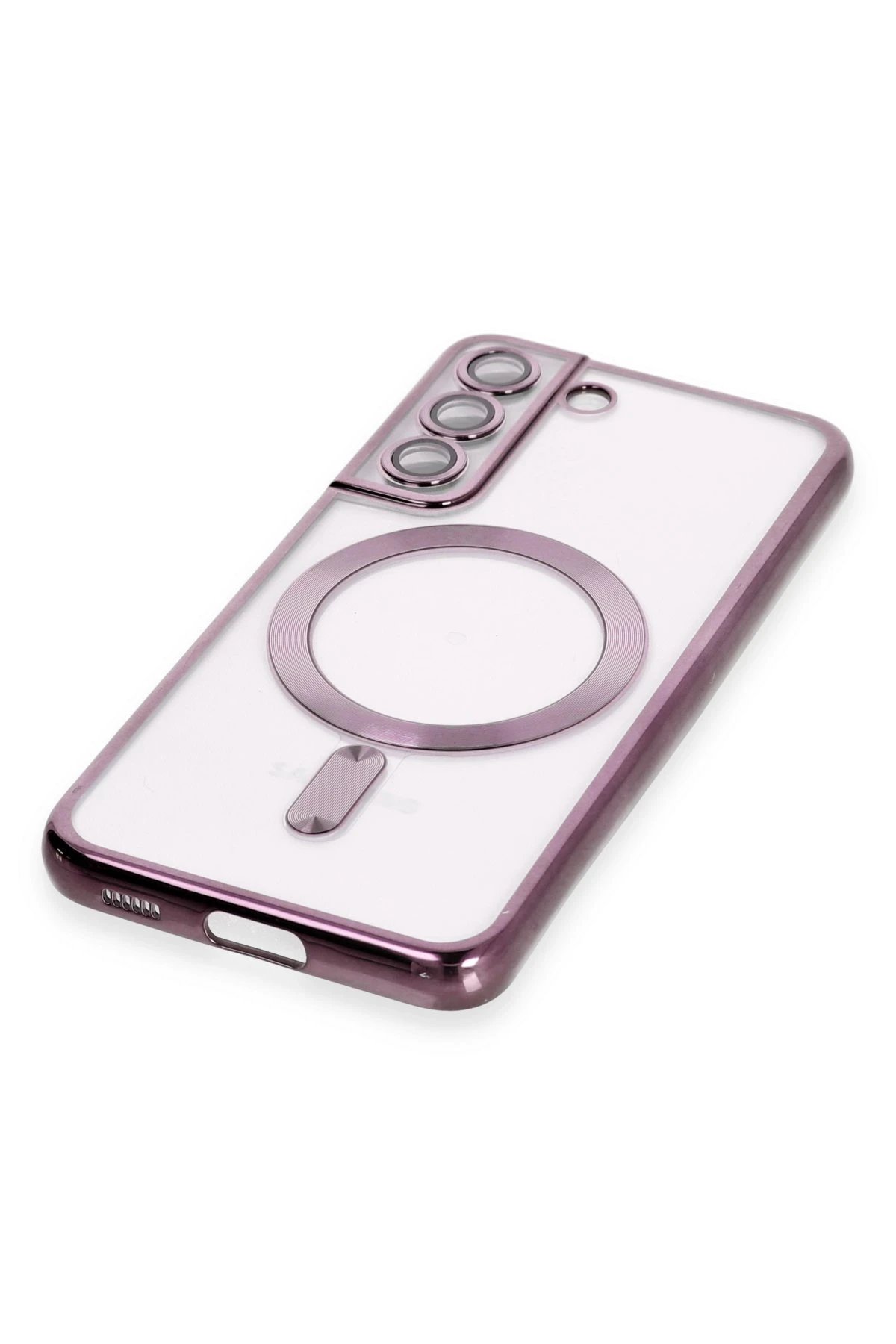 Samsung Galaxy S22 Kılıf Kross Magneticsafe Kapak - Mor-(5796) - Görsel 4