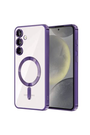 Samsung Galaxy S23 Kılıf Kross Magneticsafe Kapak - Mor-(5796)