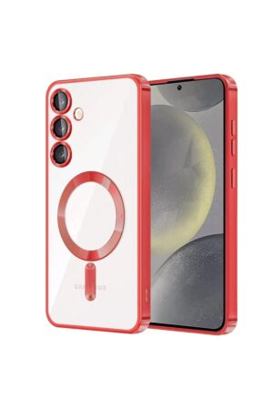 Samsung Galaxy S23 Plus Kılıf Kross Magneticsafe Kapak - Kırmızı-(5796)