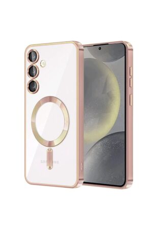 Samsung Galaxy S23 Plus Kılıf Kross Magneticsafe Kapak - Rose-(5796)