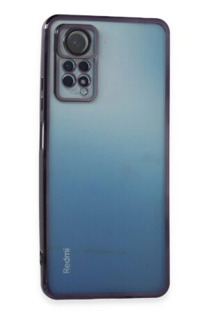 Xiaomi Redmi Note 11 Pro Kılıf Lensli Silikon - Mor-(5796)