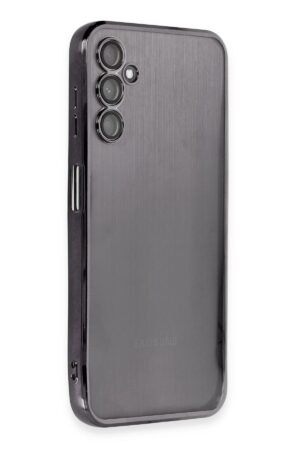 Samsung Galaxy A14 4G Kılıf Lensli Silikon - Siyah-(5796)