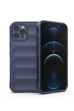 iPhone 12 Pro Kılıf Optimum Silikon - Lacivert-(5796)