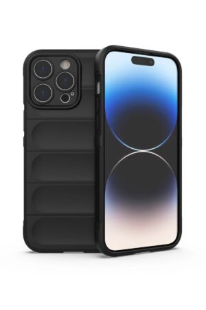 iPhone 13 Pro Kılıf Optimum Silikon - Siyah-(5796)