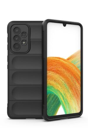Samsung Galaxy A33 5G Kılıf Optimum Silikon - Siyah-(5796)