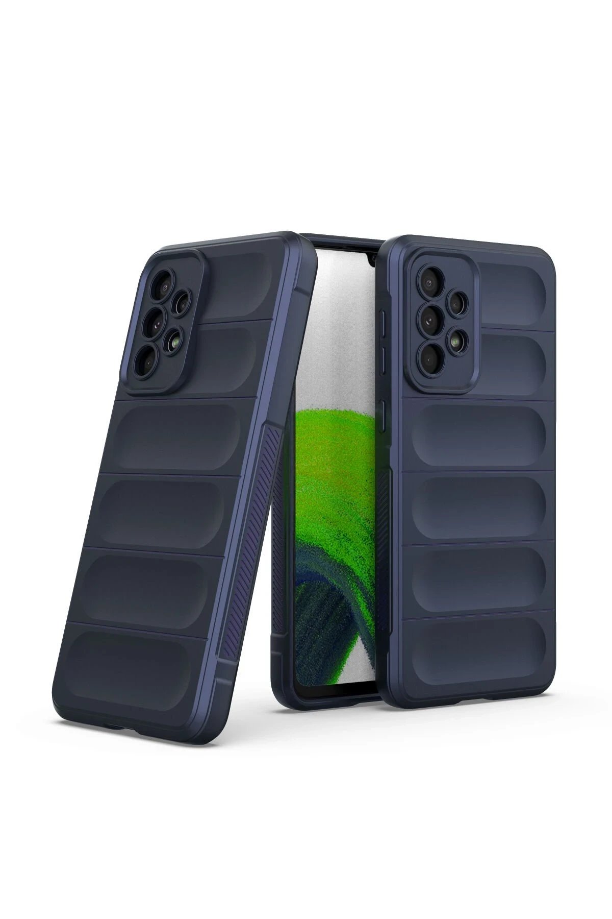 Samsung Galaxy A33 5G Kılıf Optimum Silikon - Lacivert-(5796) - Görsel 2