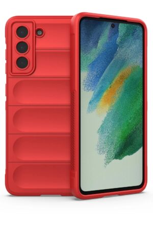 Samsung Galaxy S22 Plus Kılıf Optimum Silikon - Kırmızı-(5796)