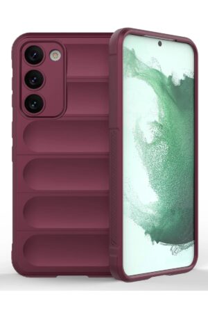 Samsung Galaxy S23 Plus Kılıf Optimum Silikon - Bordo-(5796)
