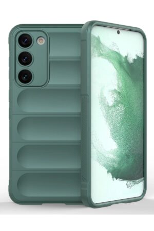 Samsung Galaxy S23 Plus Kılıf Optimum Silikon - Koyu Yeşil-(5796)