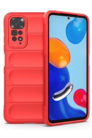 Xiaomi Redmi Note 11 Kılıf Optimum Silikon - Kırmızı-(5796)