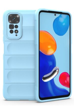 Xiaomi Redmi Note 11 Kılıf Optimum Silikon - Sky Blue-(5796)