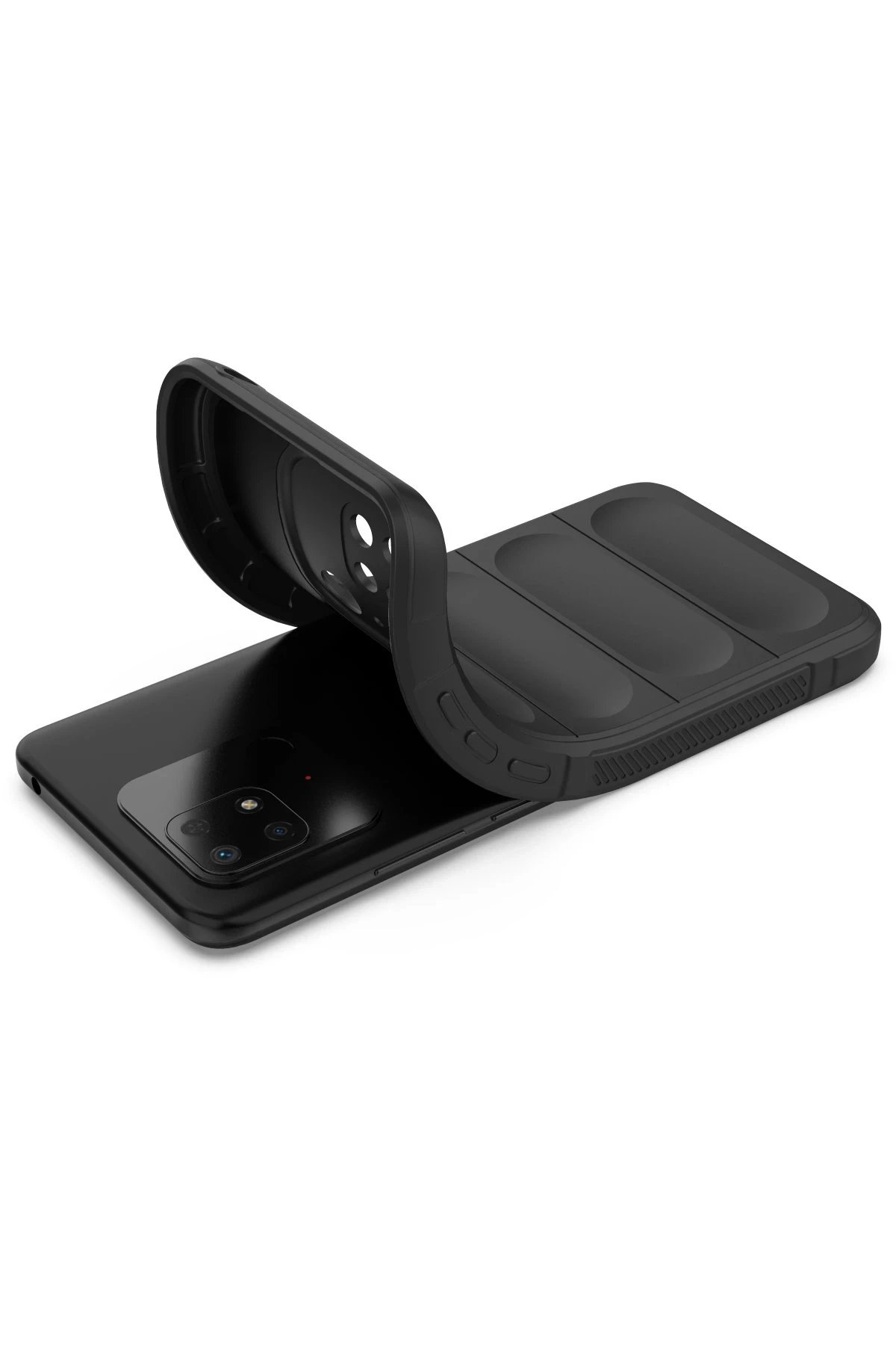 Xiaomi Redmi 10C Kılıf Optimum Silikon - Siyah-(5796) - Görsel 4