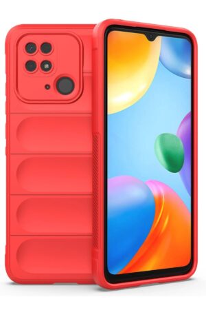 Xiaomi Redmi 10C Kılıf Optimum Silikon - Kırmızı-(5796)