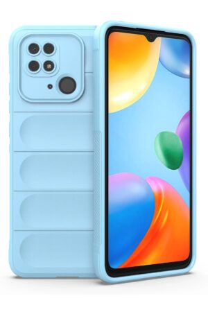 Xiaomi Redmi 10C Kılıf Optimum Silikon - Sky Blue-(5796)