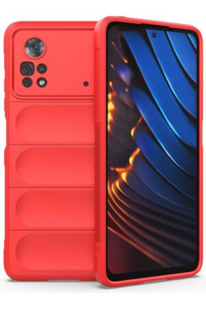 Xiaomi Poco X4 Pro 5G Kılıf Optimum Silikon - Kırmızı-(5796)