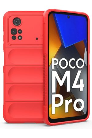 Xiaomi Poco M4 Pro 4G Kılıf Optimum Silikon - Kırmızı-(5796)
