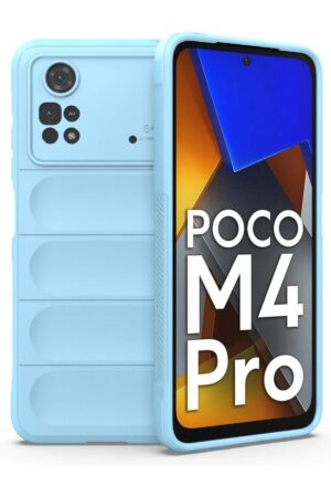 Xiaomi Poco M4 Pro 4G Kılıf Optimum Silikon - Sky Blue-(5796)