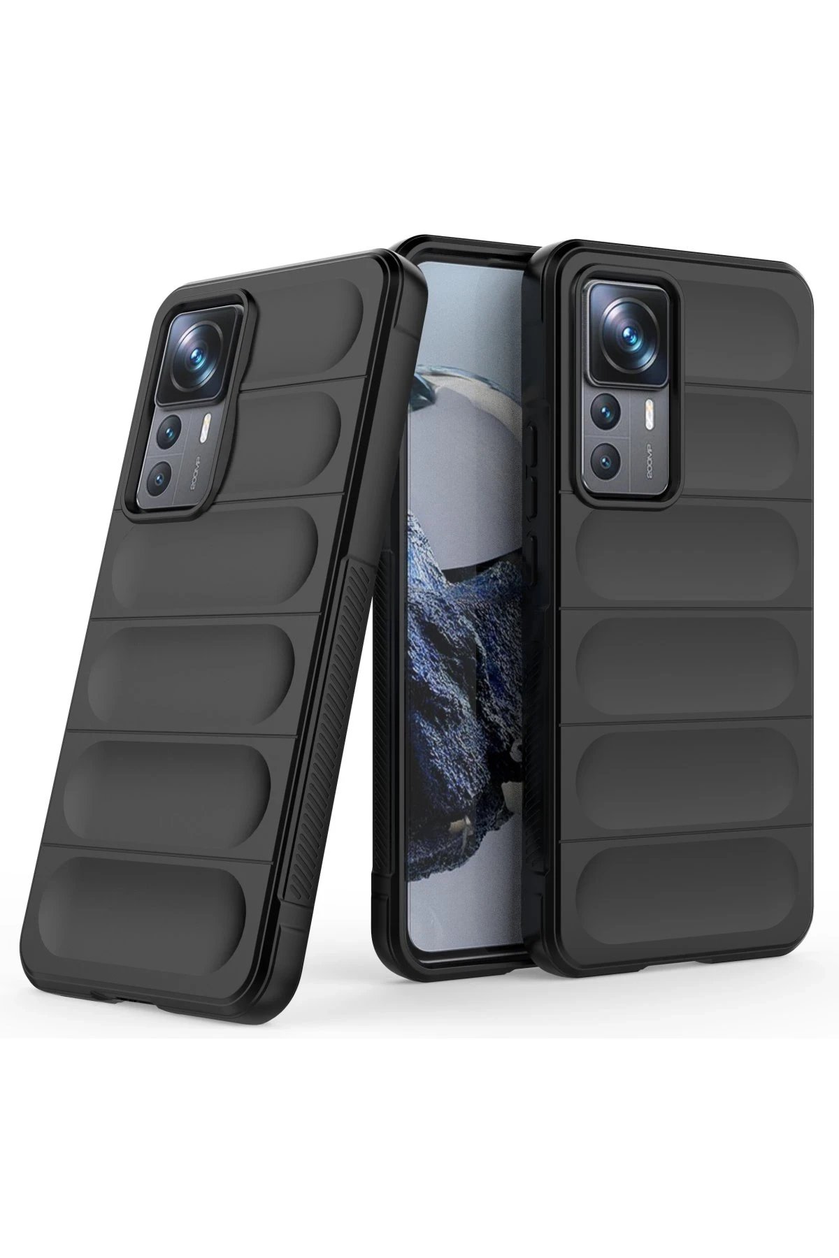 Xiaomi Mi 12T Pro Kılıf Optimum Silikon - Siyah-(5796) - Görsel 2