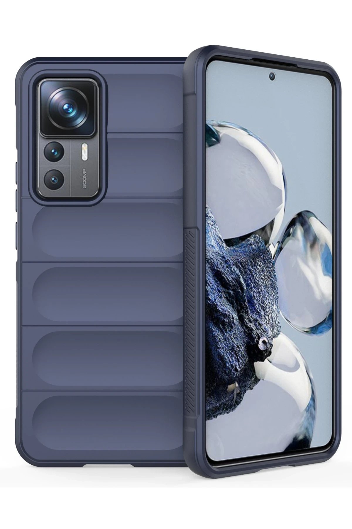 Xiaomi Mi 12T Pro Kılıf Optimum Silikon - Lacivert-(5796)