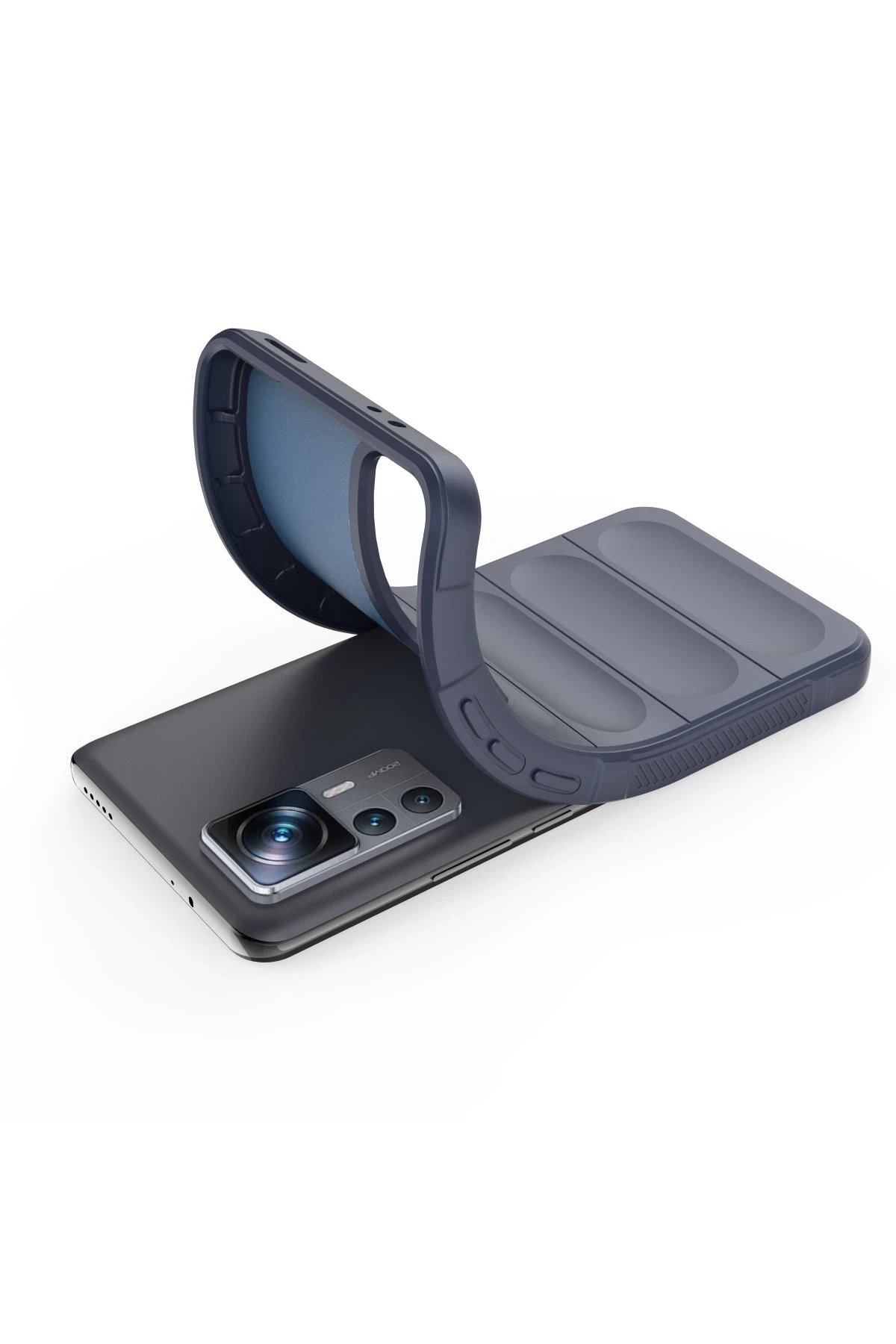 Xiaomi Mi 12T Pro Kılıf Optimum Silikon - Lacivert-(5796) - Görsel 4