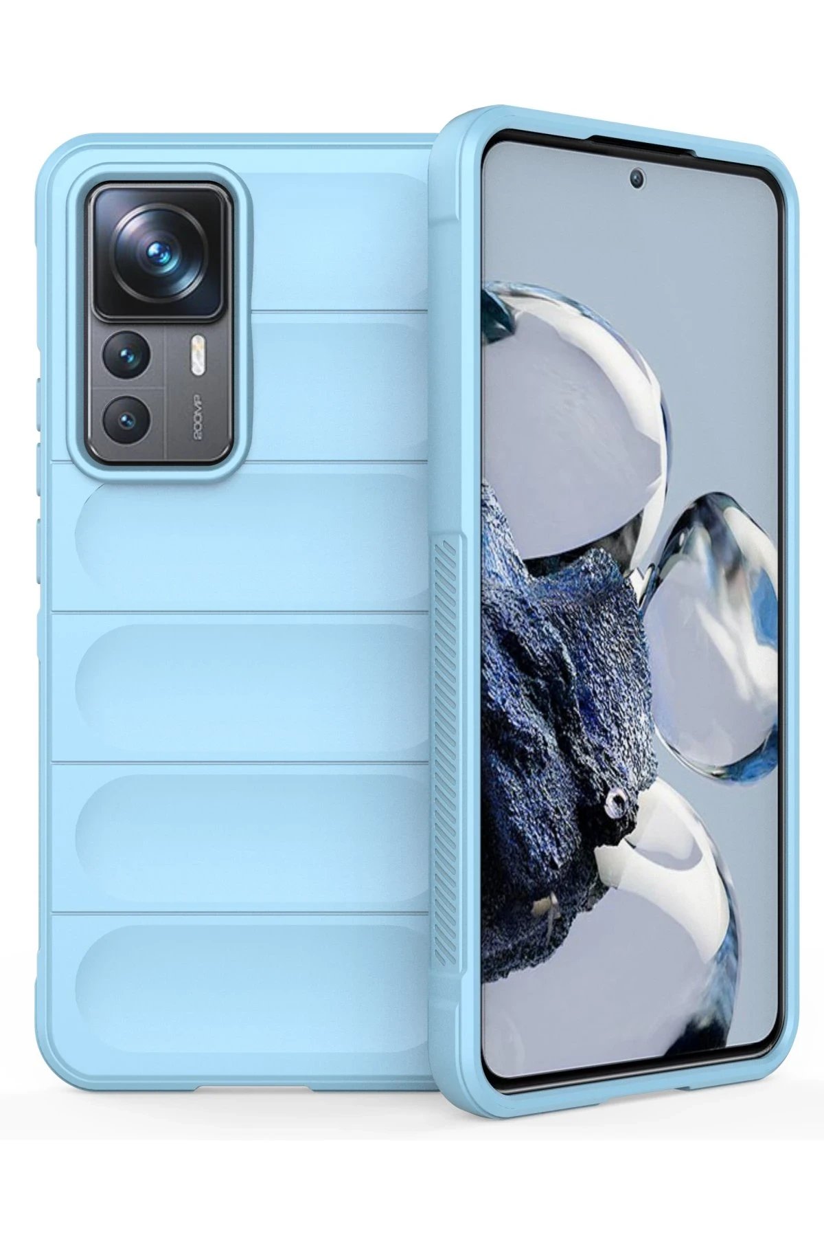 Xiaomi Mi 12T Pro Kılıf Optimum Silikon - Sky Blue-(5796)