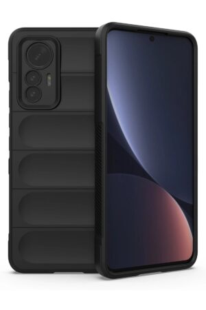 Xiaomi Mi 12 Lite Kılıf Optimum Silikon - Siyah-(5796)