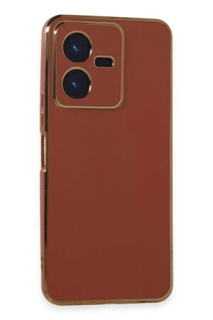 Vivo Y22 2022 Kılıf Volet Silikon - Kırmızı-(5796)