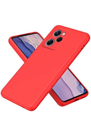 Xiaomi Poco X5 Pro 5G Nano içi Kadife Silikon - Kırmızı-(5796)