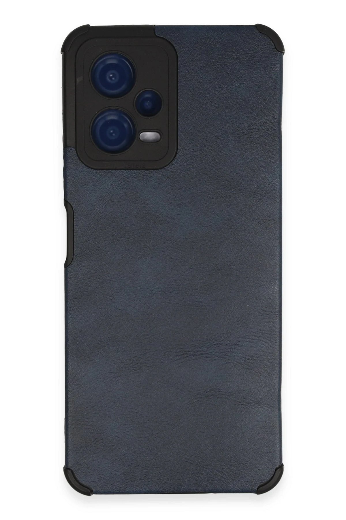 Xiaomi Redmi Note 12 5G Kılıf Loop Deri Silikon - Lacivert-(5796)