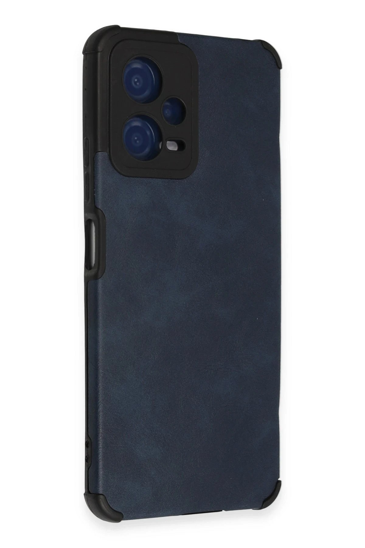 Xiaomi Redmi Note 12 5G Kılıf Loop Deri Silikon - Lacivert-(5796) - Görsel 2