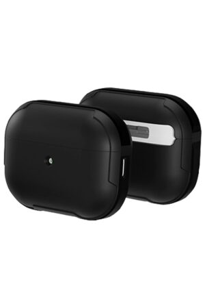 Airpods 3 (3.nesil) MO-A8 Armor Kılıf - Siyah-(5796)