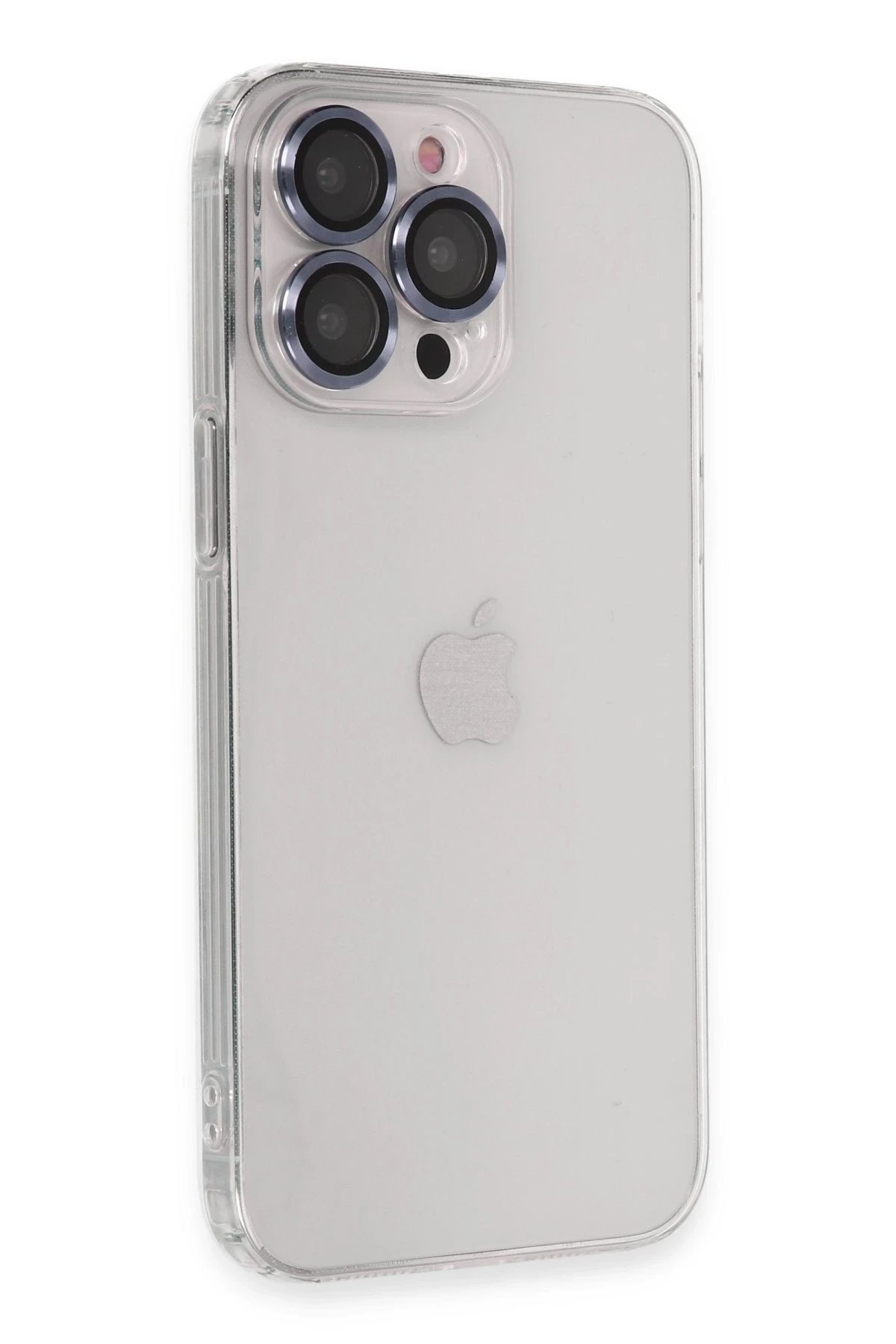 iPhone 13 Pro Max Kılıf Luko Lens Silikon - Sierra Blue-(5796) - Görsel 2