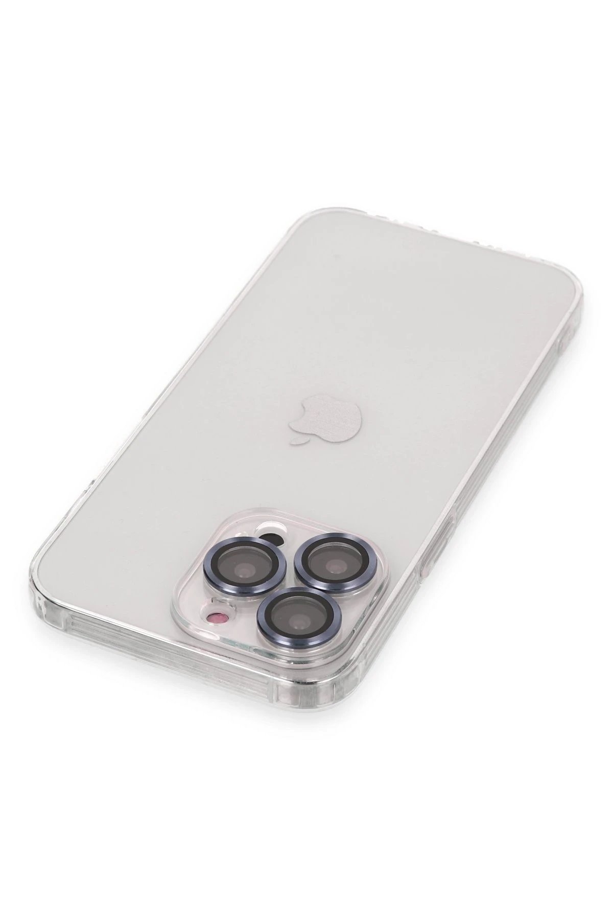 iPhone 13 Pro Max Kılıf Luko Lens Silikon - Sierra Blue-(5796) - Görsel 3