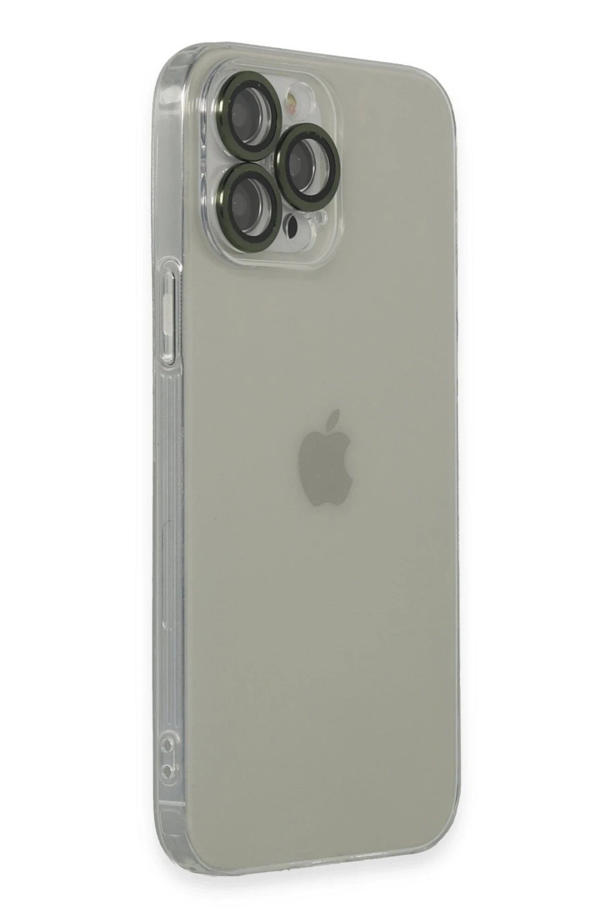 iPhone 13 Pro Max Kılıf Luko Lens Silikon - Yeşil-(5796) - Görsel 2