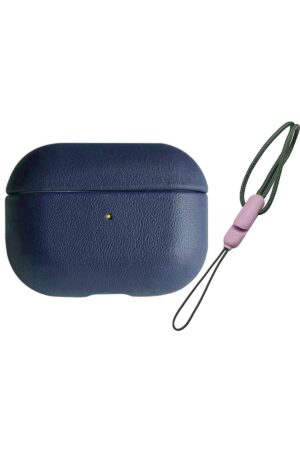 Airpods 3 (3.nesil) 405 Deri Kılıf - Lacivert-(5796)