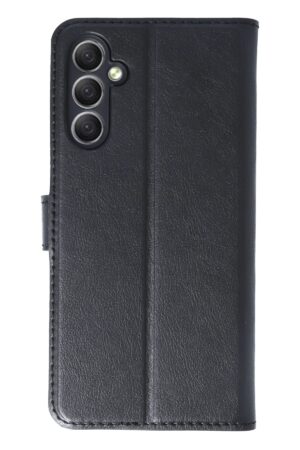 Samsung Galaxy A24 4G Kılıf Trend S Plus Kapaklı Kılıf - Siyah-(5796)