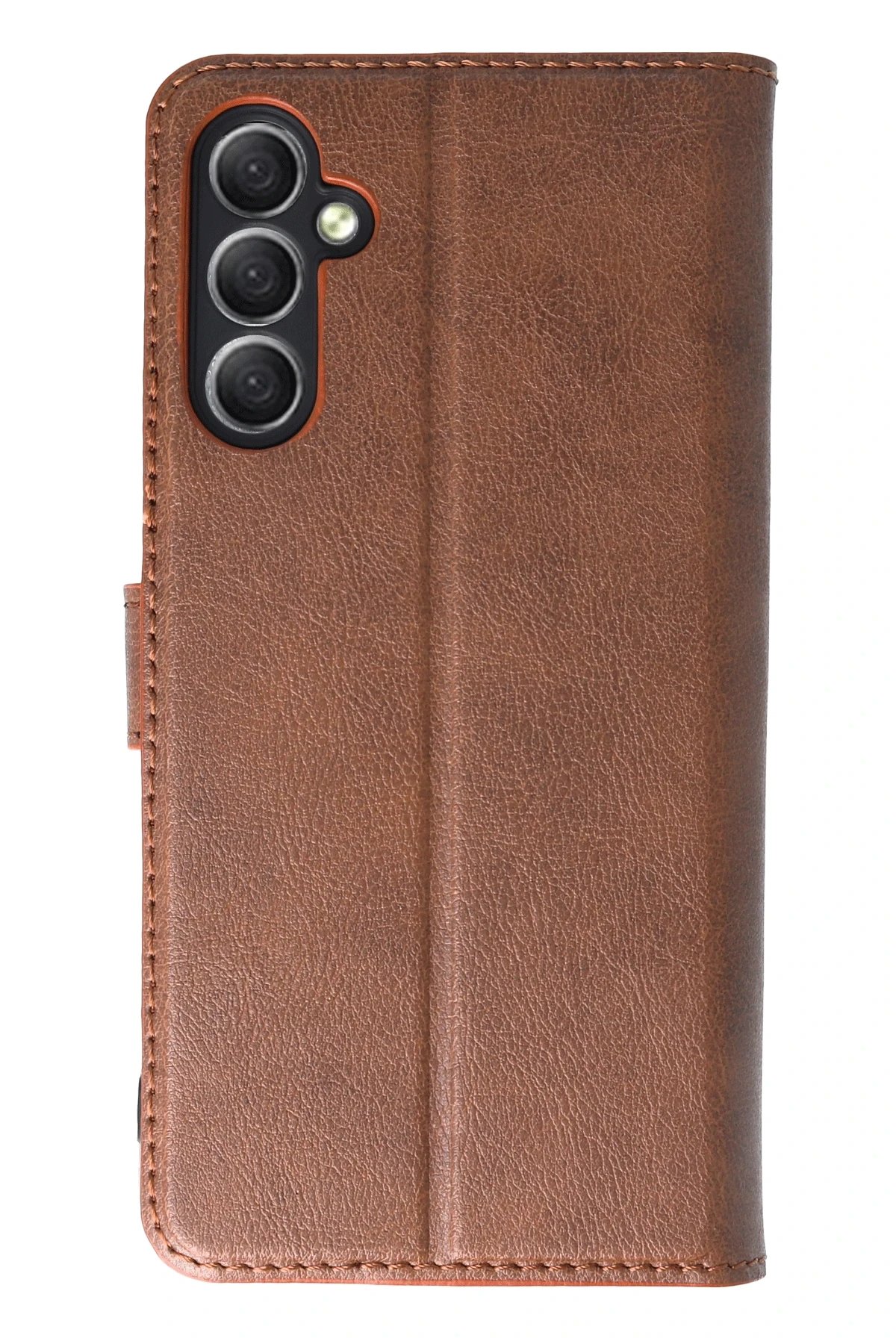 Samsung Galaxy A24 4G Kılıf Trend S Plus Kapaklı Kılıf - Taba-(5796) - Görsel 2