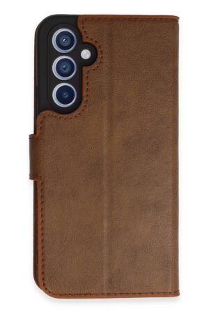 Samsung Galaxy A54 5G Kılıf Trend S Plus Kapaklı Kılıf - Taba-(5796)