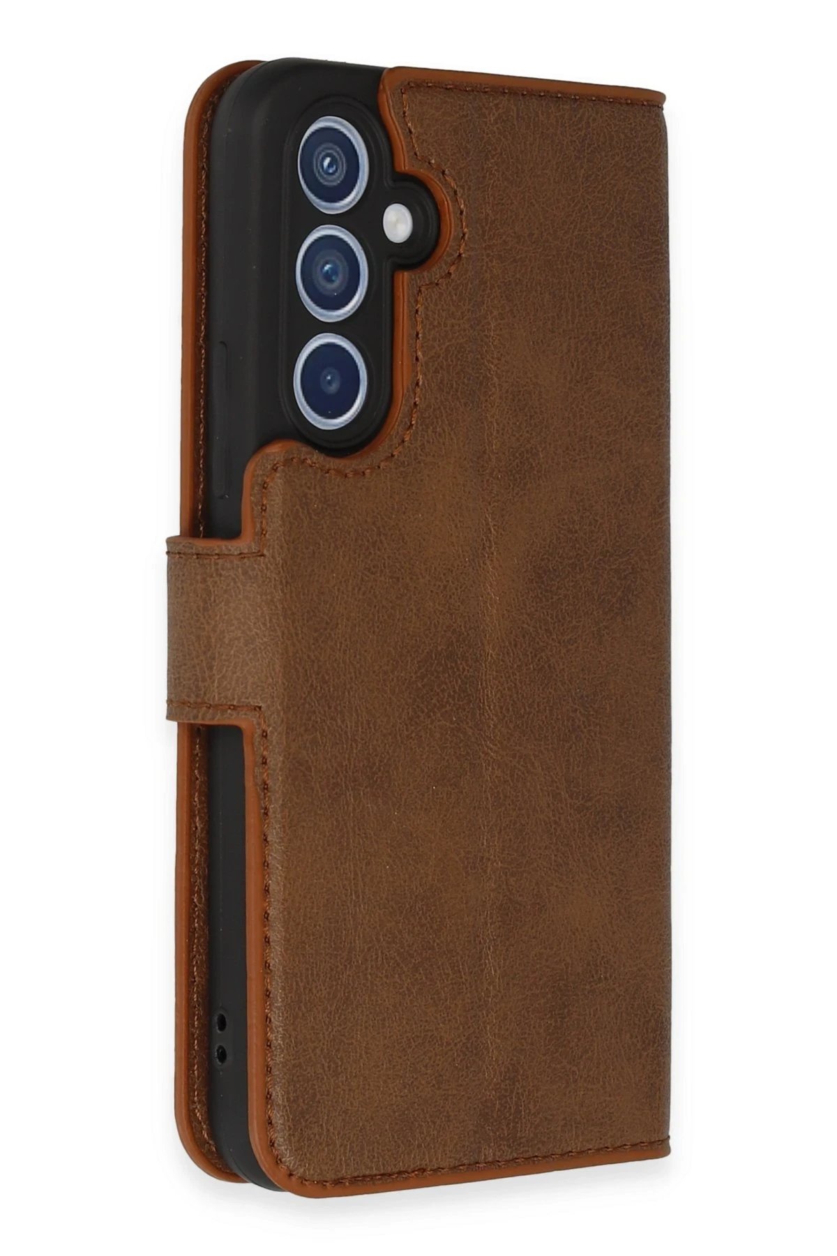 Samsung Galaxy A54 5G Kılıf Trend S Plus Kapaklı Kılıf - Taba-(5796) - Görsel 2