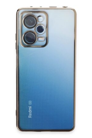 Xiaomi Redmi Note 12 Pro 5G Kılıf Lensli Silikon - Gold-(5796)
