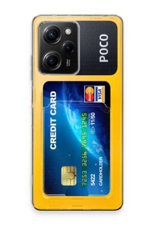 Xiaomi Poco X5 Pro 5G Kılıf Kart Şeffaf Silikon - Şeffaf-(5796)
