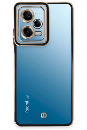 Xiaomi Redmi Note 12 5G Kılıf Liva Lens Silikon - Siyah-(5796)