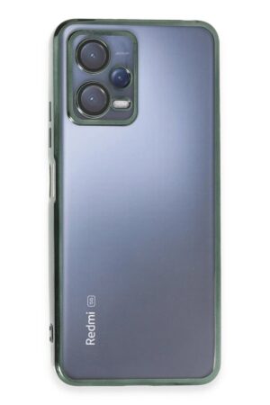 Xiaomi Redmi Note 12 5G Kılıf Lensli Silikon - Yeşil-(5796)